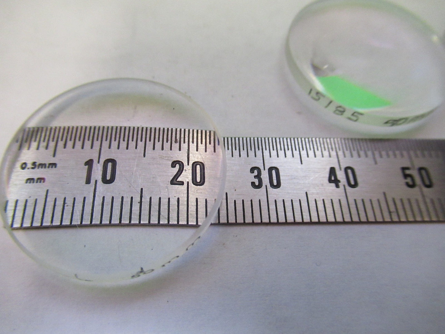LOT OPTICAL GLASS LENSES 50mm FL LASER OPTICS NICE AS PICTURED U8-A-118