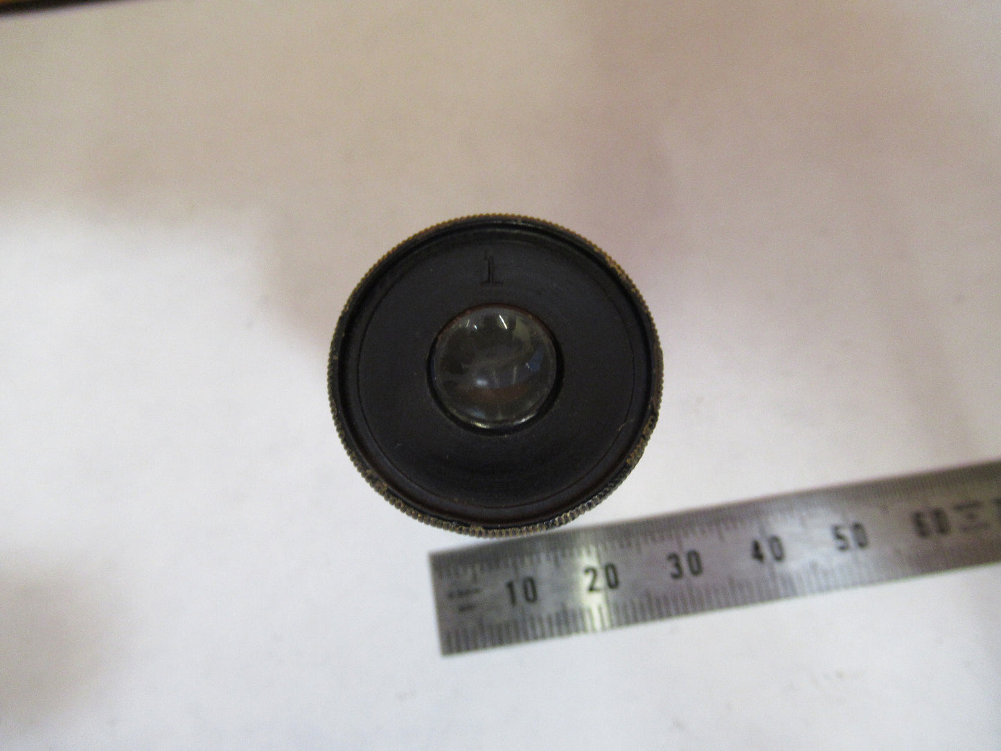 ANTIQUE BAUSCH LOMB "1"  1890's EYEPIECE MICROSCOPE PART AS PICTURED Y3-A-40