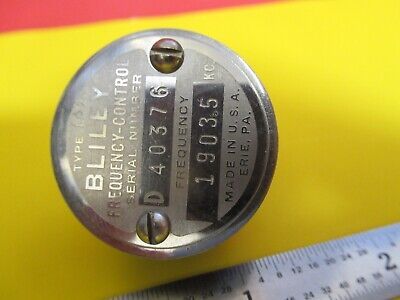 BLILEY ELECTRIC QUARTZ CRYSTAL FREQUENCY CONTROL 1903.5 Kc AS PICTURED &FT-6-131