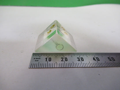 ANTIQUE BAUSCH LOMB GLASS PRISM OPTICS MICROSCOPE PART AS PICTURED  V3-A-57