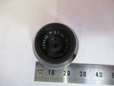 BAUSCH LOMB MICRO TESSAR 32mm OBJECTIVE MICROSCOPE PART AS PICTURED &F1-A-82