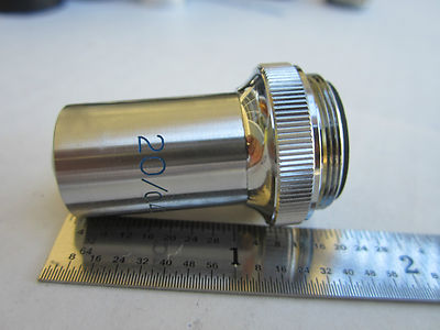 OPTICAL MICROSCOPE PART OBJECTIVE TASCO 20X OPTICS AS IS DWR#02