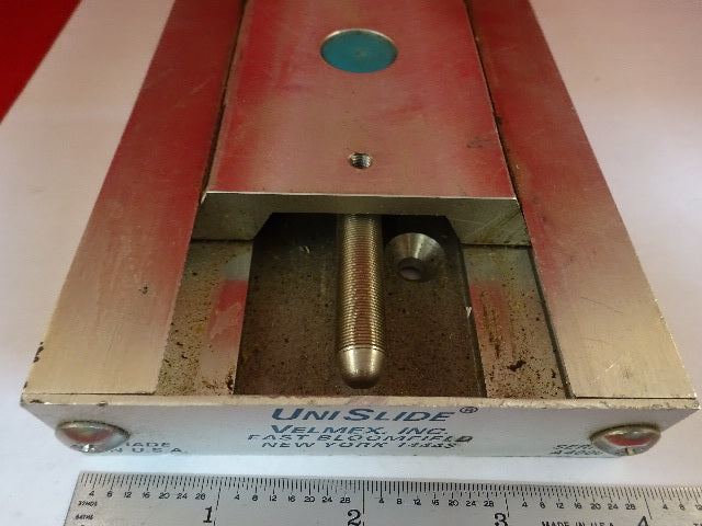 POSITIONING STAGE UNI SLIDE VELMEX A4000  AS IS #IL6-24