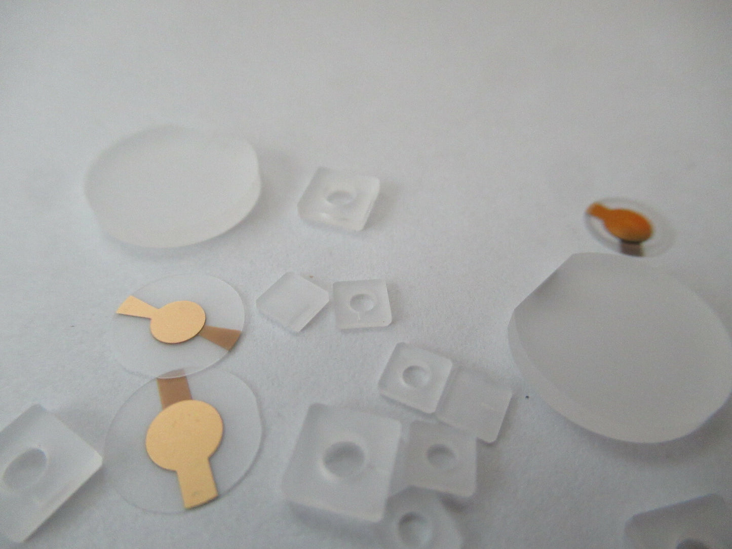 Lot Blank Piezoelectric Quartz Crystal X- Y- Yx-cut Piezo Sensor AS Pic