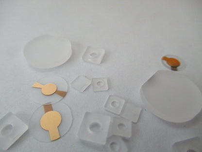 Lot Blank Piezoelectric Quartz Crystal X- Y- Yx-cut Piezo Sensor AS Pic