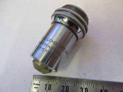 BAUSCH LOMB 43X OBJECTIVE CRACKED MICROSCOPE PART OPTICS AS PICTURED P6-A-110