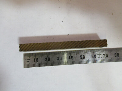 Vickers Instruments England Brass Gear Stage Microscope Part