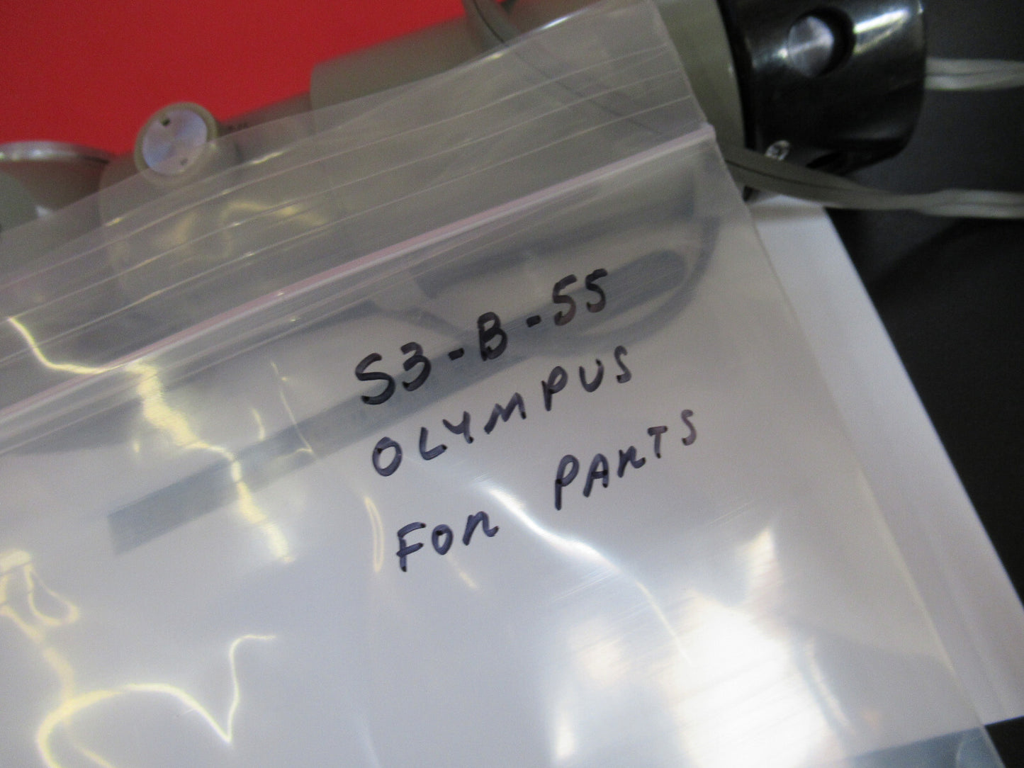 OLYMPUS JAPAN VERTICAL ILLUMINATOR RARE MICROSCOPE PART AS PICTURED S3-B-55