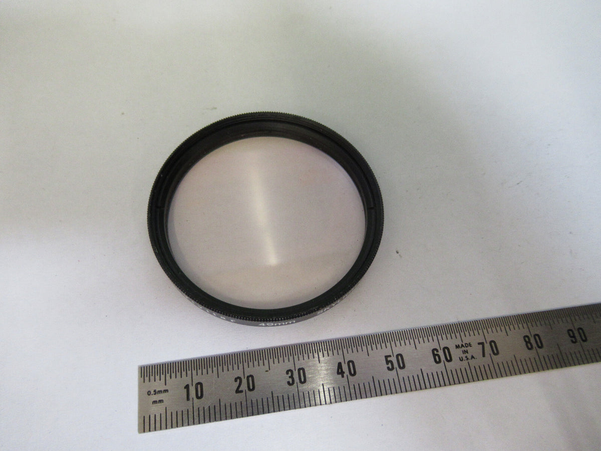 CAMERA LENS COVER FILTER VIVITAR SKYLIGHT 1A 49mm AS PICTURED R2-A-113