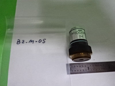 MIKROSKOPTEIL OBJEKTIV OLYMPUS HI 100X PLAN OPTICS AS IS B2-M-05