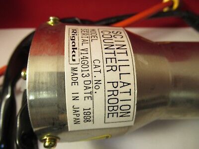 RIGAKU JAPAN X-RAY SCINTILLATION COUNTER PROBE DEVICE AS PICTURED &100-01