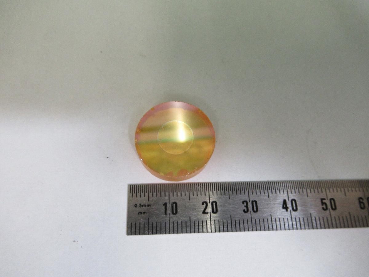 Optical Infrared ZnSe stained chips Lens Laser Optics AS IS B