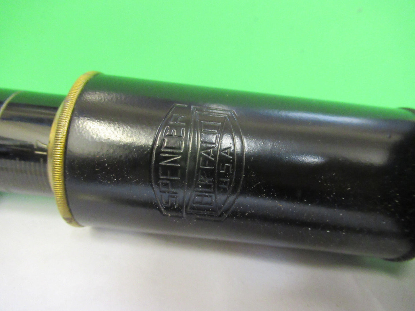 Antique Spencer Lens Co. Tubus + Nosepiece Microscope Part Optics