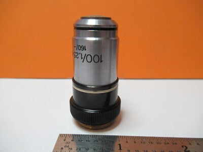 Carl Zeiss AG Germany Objective 100X /160 Optics Microscope Part AS Pic