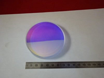 Optical Flat Fused silica 3" Dia Dichroic Mirror 1/10 Wave Laser Optics