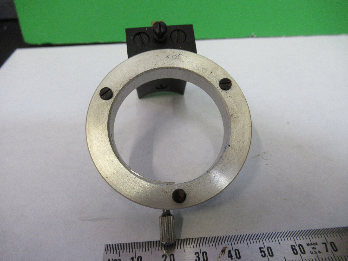 CBS BECK KASSEL CONDENSER HOLDER GERMANY MICROSCOPE PART AS PICTURED G8-A-07