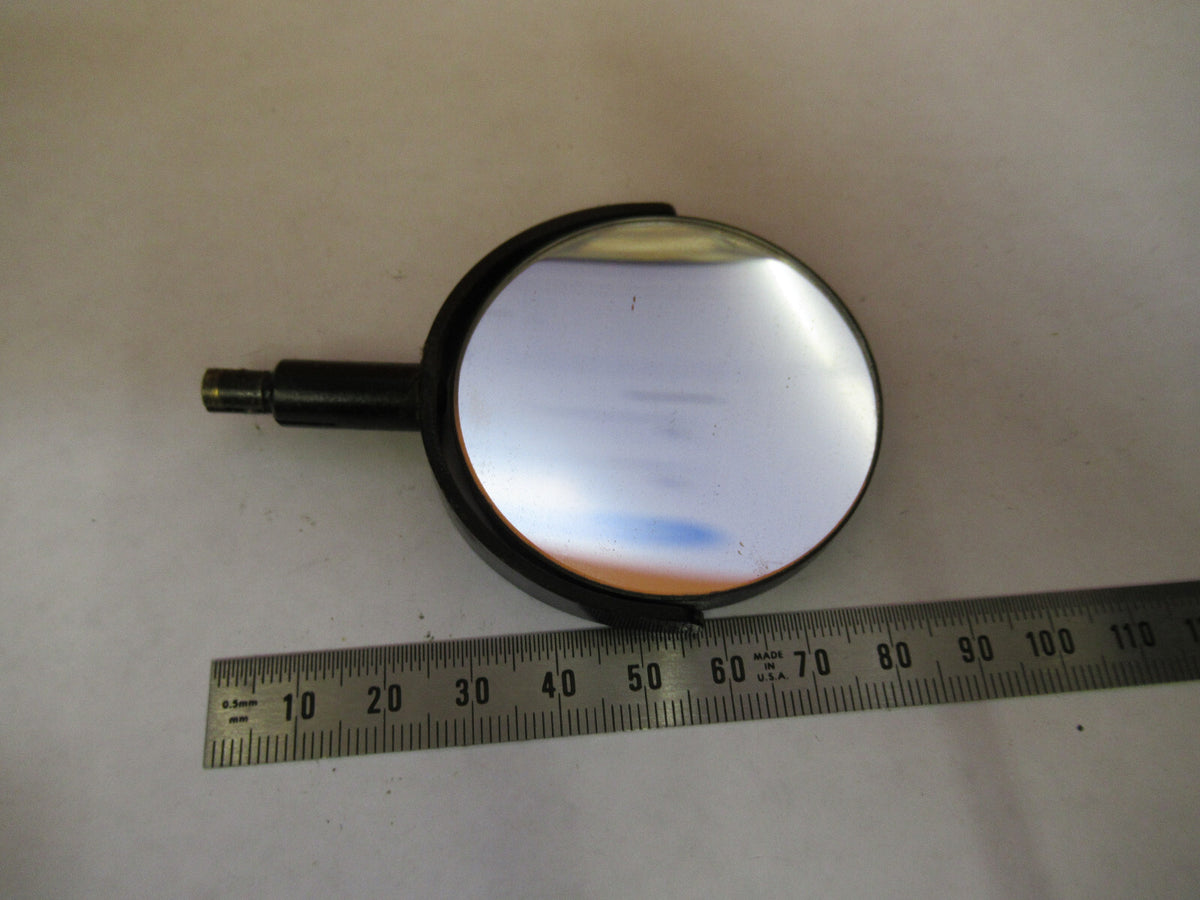 ANTIQUE BAUSCH LOMB MIRROR ASSEMBLY OPTICS MICROSCOPE PART AS PICTURED X6-A-15
