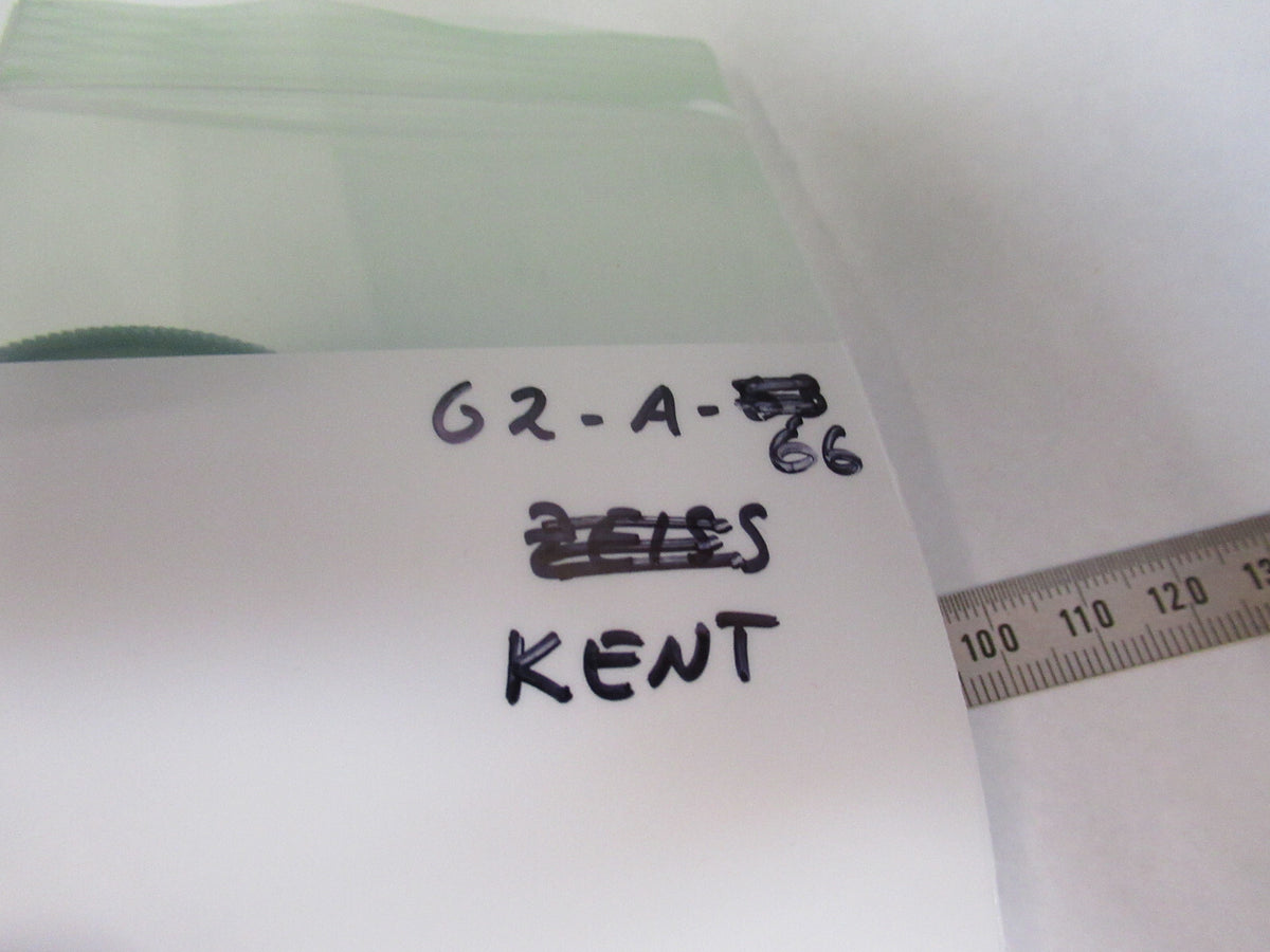 MICROSCOPE PART OPTICAL KENT TOKYO CONDENSER IRIS ASSEMBL OPTICS AS PIC #G2-A-66
