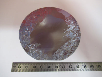 RARE SILICON WAFER WITH TWINS TWINNED SURFACE FRONT BACK AS PICTURED T1-A-01