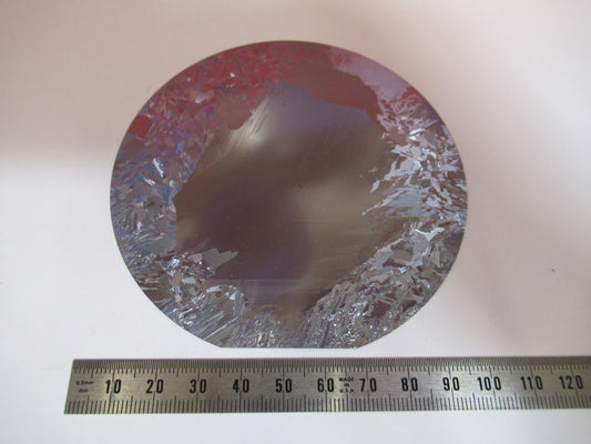 RARE SILICON WAFER WITH TWINS TWINNED SURFACE FRONT BACK AS PICTURED T1-A-01