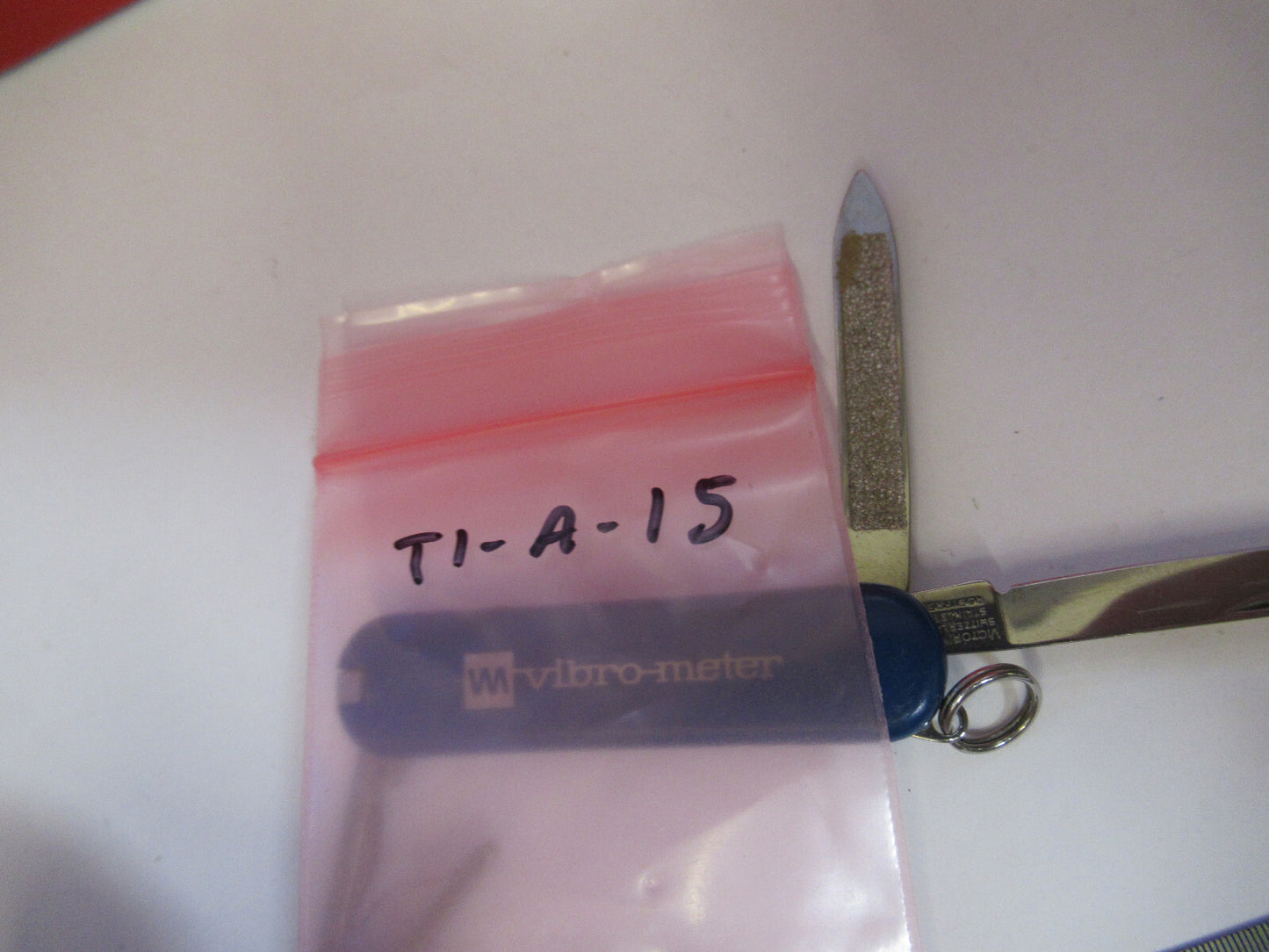 SWISS ARMY KNIFE PROMOTIONAL MEGGITT VIBRO-METER SWITZERLAND AS PICTURED T1-A-15