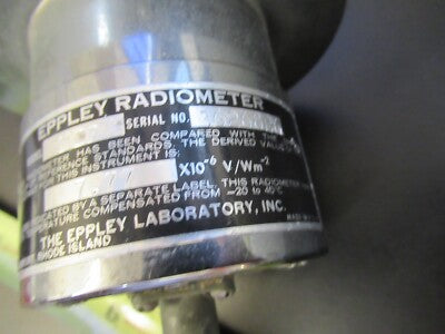 EPPLEY NORMAL INCIDENCE PYRHELIOMETER LIGHT INTENSITY SENSOR AS PICTURED A7-A-01