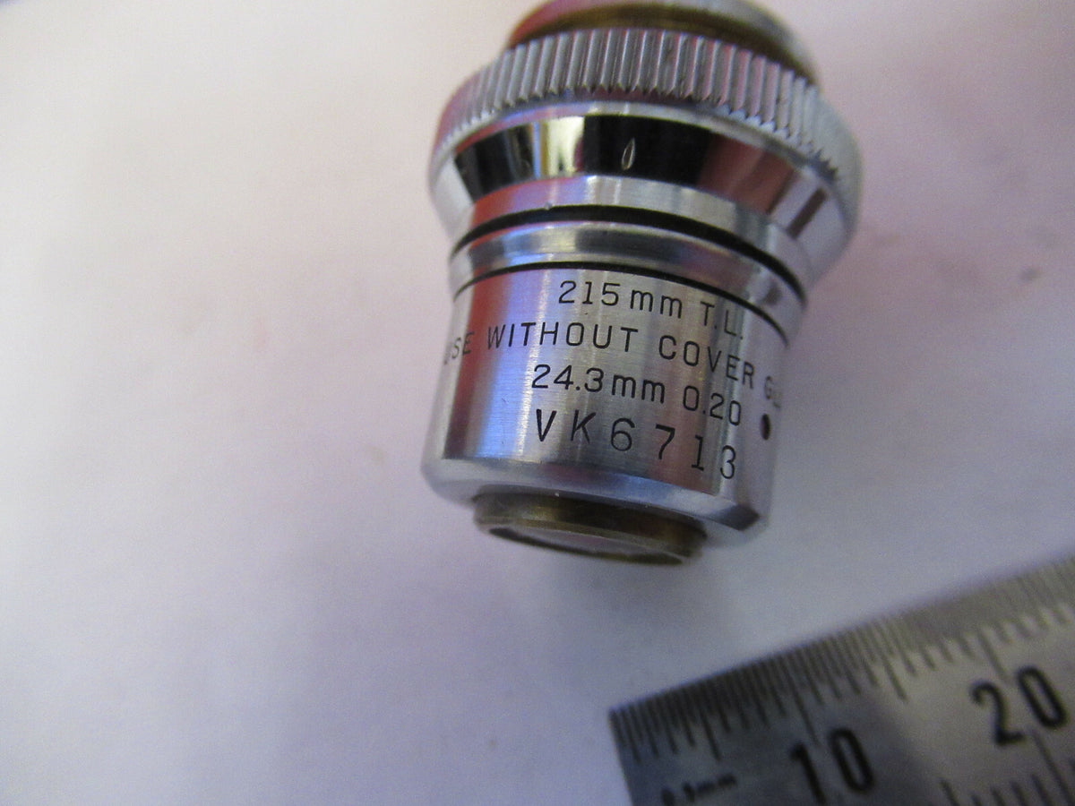 BAUSCH LOMB 24.3mm OBJECTIVE LENS MICROSCOPE PART AS PICTURED &8Z-A-18