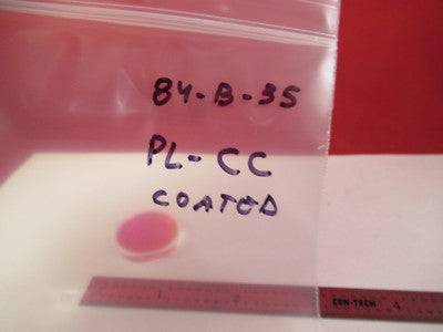 OPTICAL PLANO CONCAVE LENS -25.4mm DICHROIC COATED PL-CC PRO OPTICS &84-B-35
