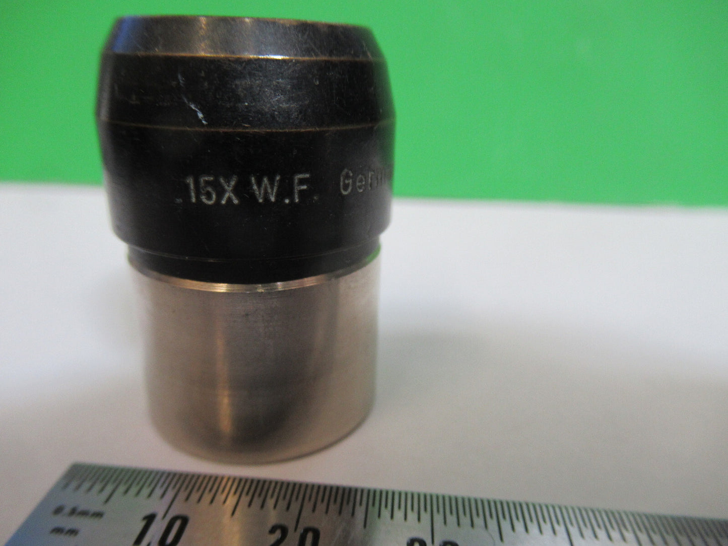 Antique Unknown 15X Wf Ocular Eyepiece Microscope Part