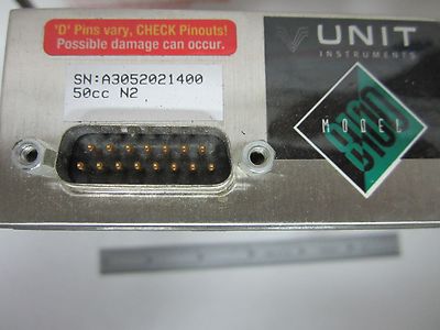 UNIT INSTRUMENT HIGH PRESSURE FLOW VALVE UFM-8100 HIGH END AS IS  BIN#N4-02