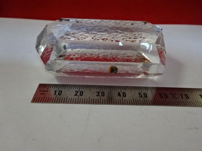 RARE BOULE SYNTHETIC QUARTZ SINGLE CRYSTAL HIGH PRESSURE SEED INSIDE &5-DT-C
