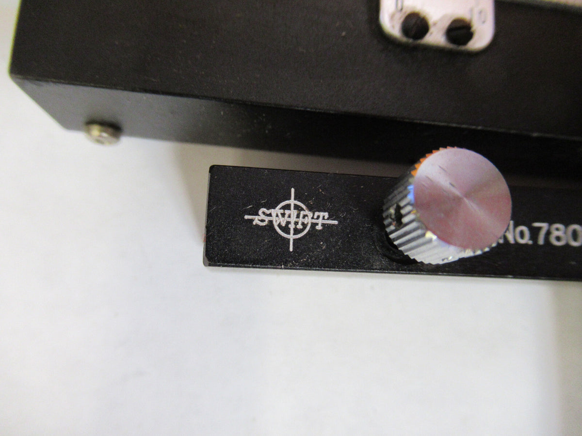 JAPAN SWIFT  XY CLIPS STAGE MICROSCOPE PART AS PICTURED Y3-A-105