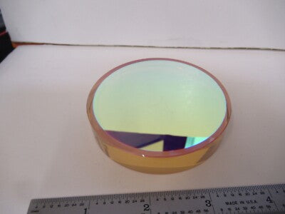 OPTICAL FLAT COATED 3" DIAMETER ZERODUR LASER OPTICS AS PICTURED &16-A-09