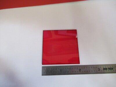 Optical Glass Red Filter Optics 610nm