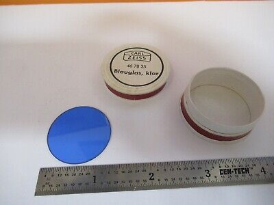 CARL ZEISS 467835 BLAUGLAS KLAR FILTER MIKROSKOP TEIL WIE ABGEBILDET &amp;8C-A-59