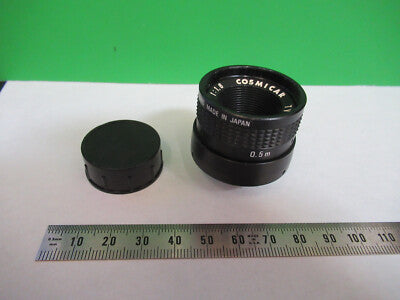 COSMICAR TV LENS INSPECTION 16mm OPTICS MICROSCOPE PART AS PICTURED &Q9-A-132