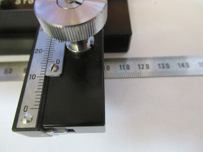 Unitron Japan Xy Stage Brass Heavy Table Microscope Part