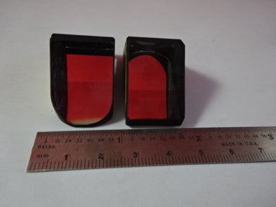 LOT 2 ea VINTAGE PRISM SPENCER AO MICROSCOPE PART HEAD AMERICAN OPTICS &94-A-07