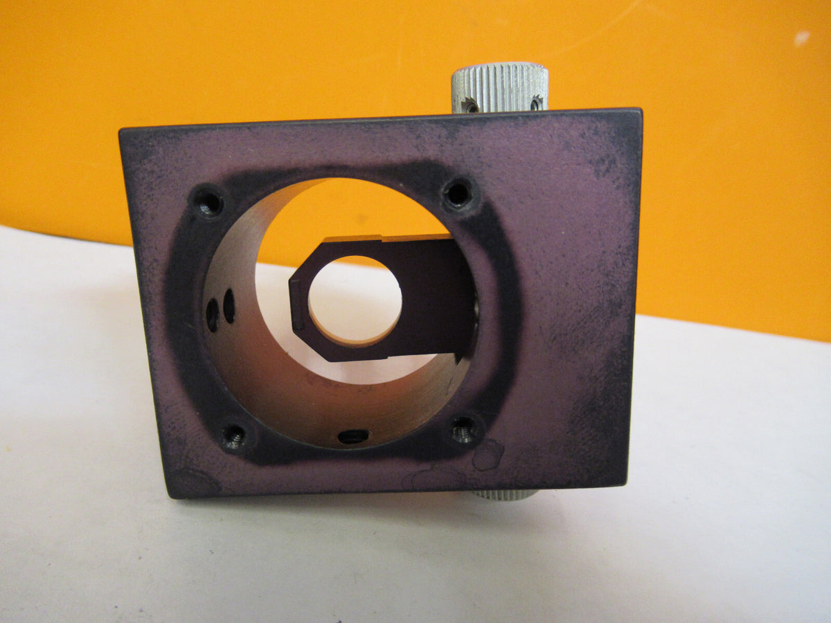 optical FIXTURE WITH MOVABLE LENS  laser optics as pictured  Y2-A-96
