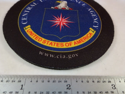COLLECTABLE GLASS COASTER CIA CENTRAL INTELLIGENCE AGENCY AS IS #Y6-A-07
