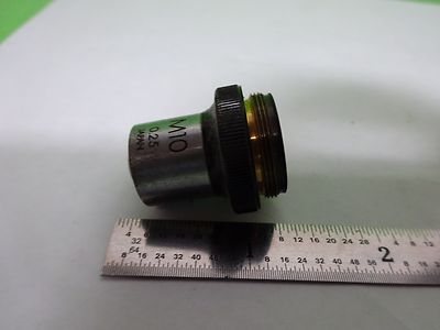 FOR PARTS MICROSCOPE PART OBJECTIVE OLYMPUS M10 [dirty] OPTICS AS IS BIN#Y6-E-12