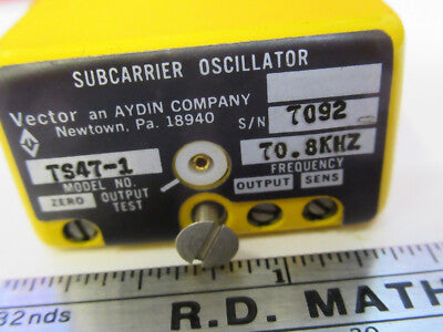 Subcarrier Oscillator Vector Aydin TS47-1 70.8kHz Frequency