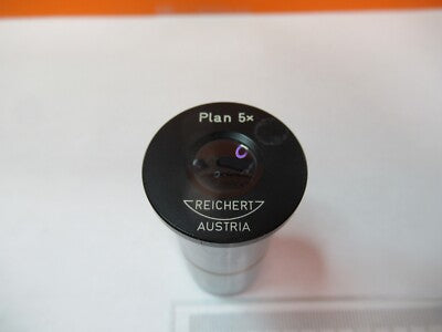 REICHERT AUSTRIA EYEPIECE PLAN 5X MICROSCOPE PART OPTICS AS PICTURED &3K-A-52