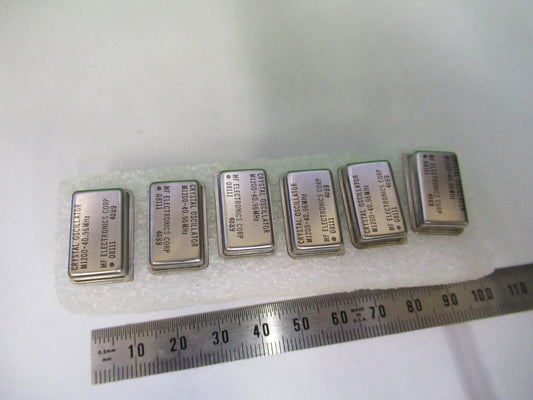 Lot 6 Ea Mf Electronics Quartz Oscillator Frequency 40.96 MHz
