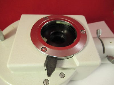 LEITZ GERMANY PLOEMOPAK VERTICAL ILLUMINATOR MICROSCOPE PART OPTICS &46-A-19