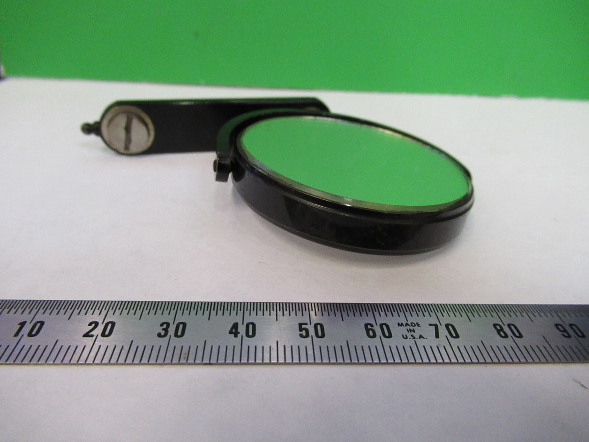 ANTIQUE BAUSCH LOMB MIRROR ASSEMBLY MICROSCOPE PART OPTICS AS PICTURED S1-B-57