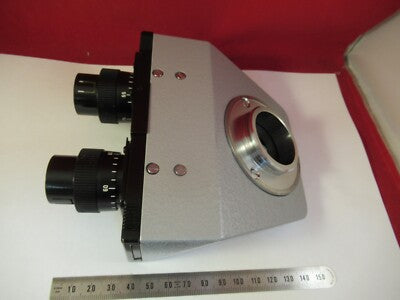 LEITZ WETZLAR GERMANY BINOCULAR HEAD OPTICS MICROSCOPE PART AS PICTURED &8-A-40