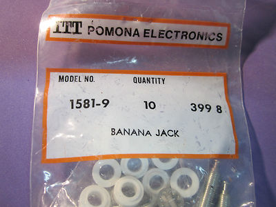 LOT 10 PCS BANANA JACK ITT POMONA 1581-9  BIN#22