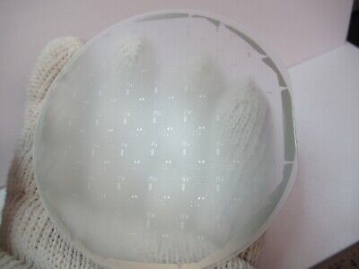 SAPPHIRE WAFER SINGLE CRYSTAL PLATINUM COATED with DEVICES AS PICTURED &7B-B-148