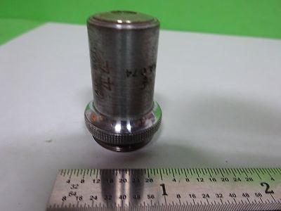 Microscope Part Objective Vintage Baker London 1/6" Optics